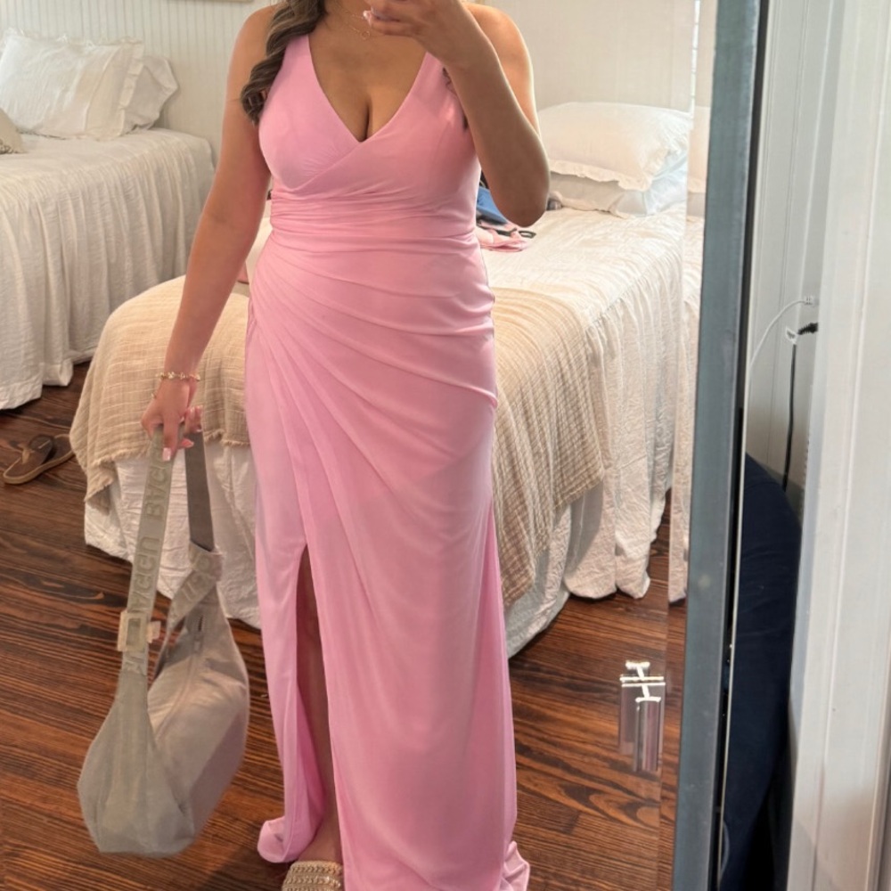 Azazie candy pink formal Maxi Dress